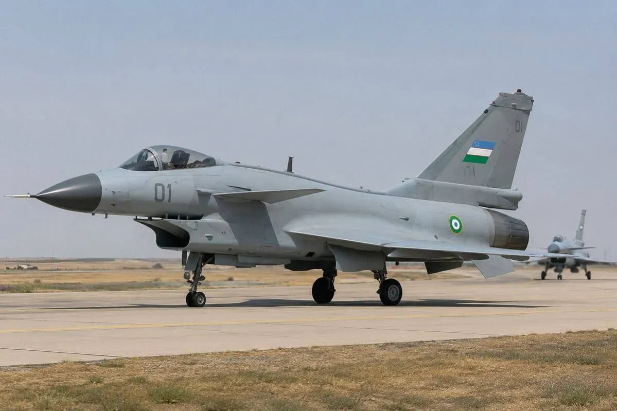 Узбекистан впервые показал китайские J-10CE
