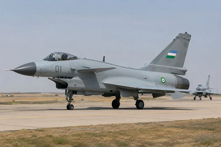 Узбекистан впервые показал китайские J-10CE