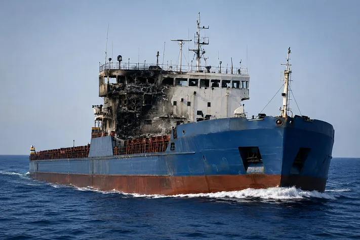 Volgo-Balt 226 атаковали беспилотником в Черном море