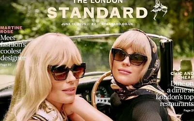 Сёстры Спенсер на обложке The Standard,Бриджит Бардо и ретро-британский шик