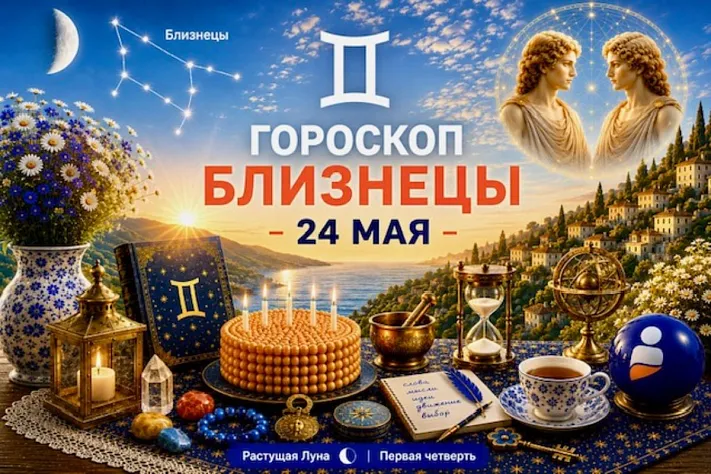 Гороскоп для рождённых 24 мая — воздух, который учится слышать