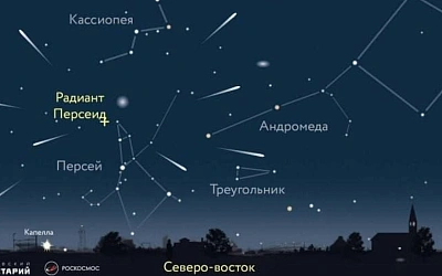 Персеиды набирают силу — пик «звездопада» придётся на 13 августа