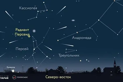 Персеиды набирают силу — пик «звездопада» придётся на 13 августа