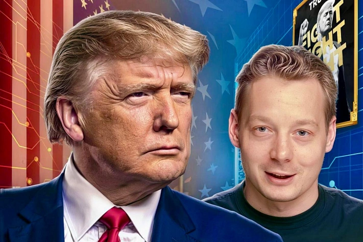 Первый русскоязычный участник гала-ужина с Трампом — криптоблогер Никита Ануфриев