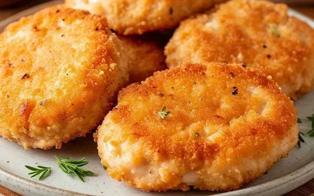 Нежные рубленые котлеты из куриной грудки