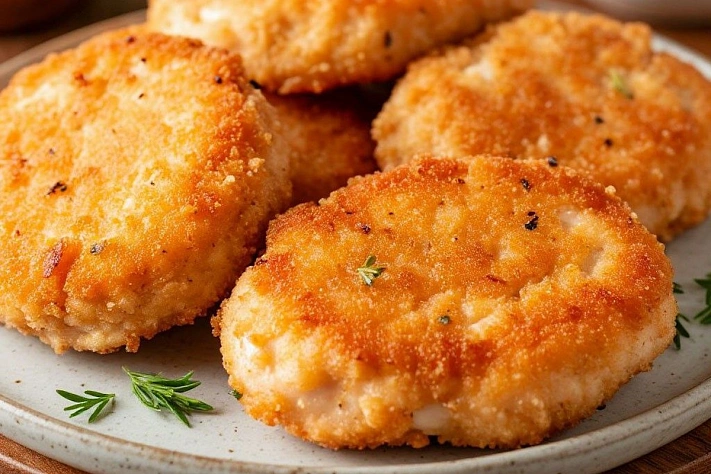 Нежные рубленые котлеты из куриной грудки