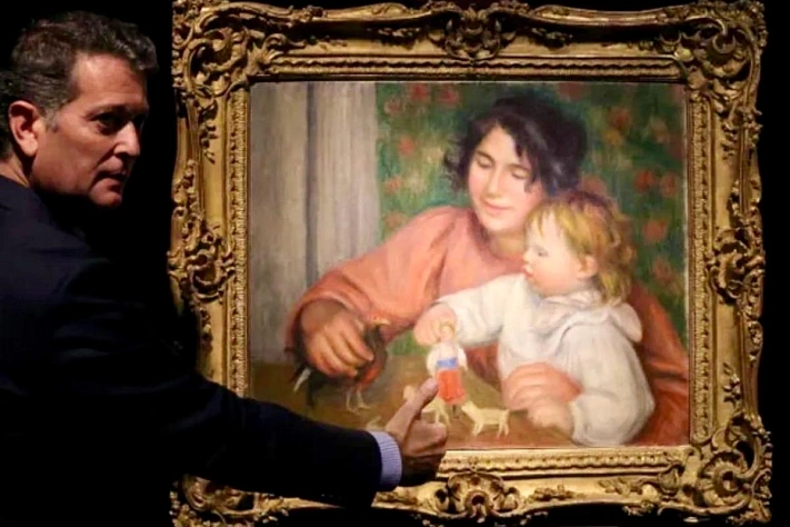Спрятанный Ренуар с сыном ушёл за 1,8 миллиона