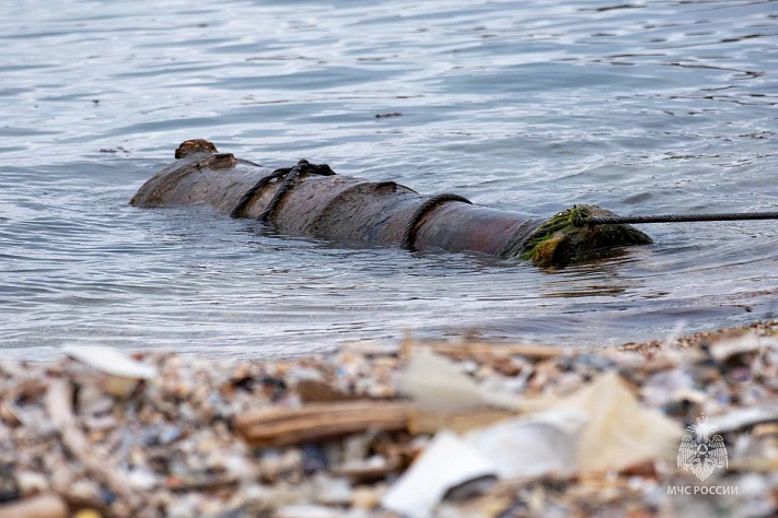 В Севастополе из моря подняли орудие 19 века