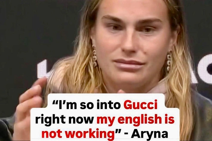 Gucci услышал Соболенко в Мельбурне и сделал из оговорки рекламу