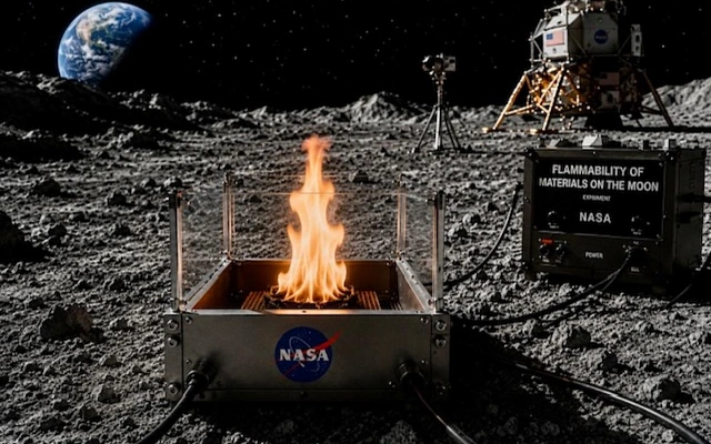 NASA готовит первый огонь на Луне