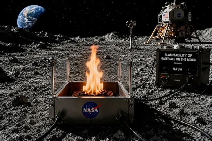 NASA готовит первый огонь на Луне