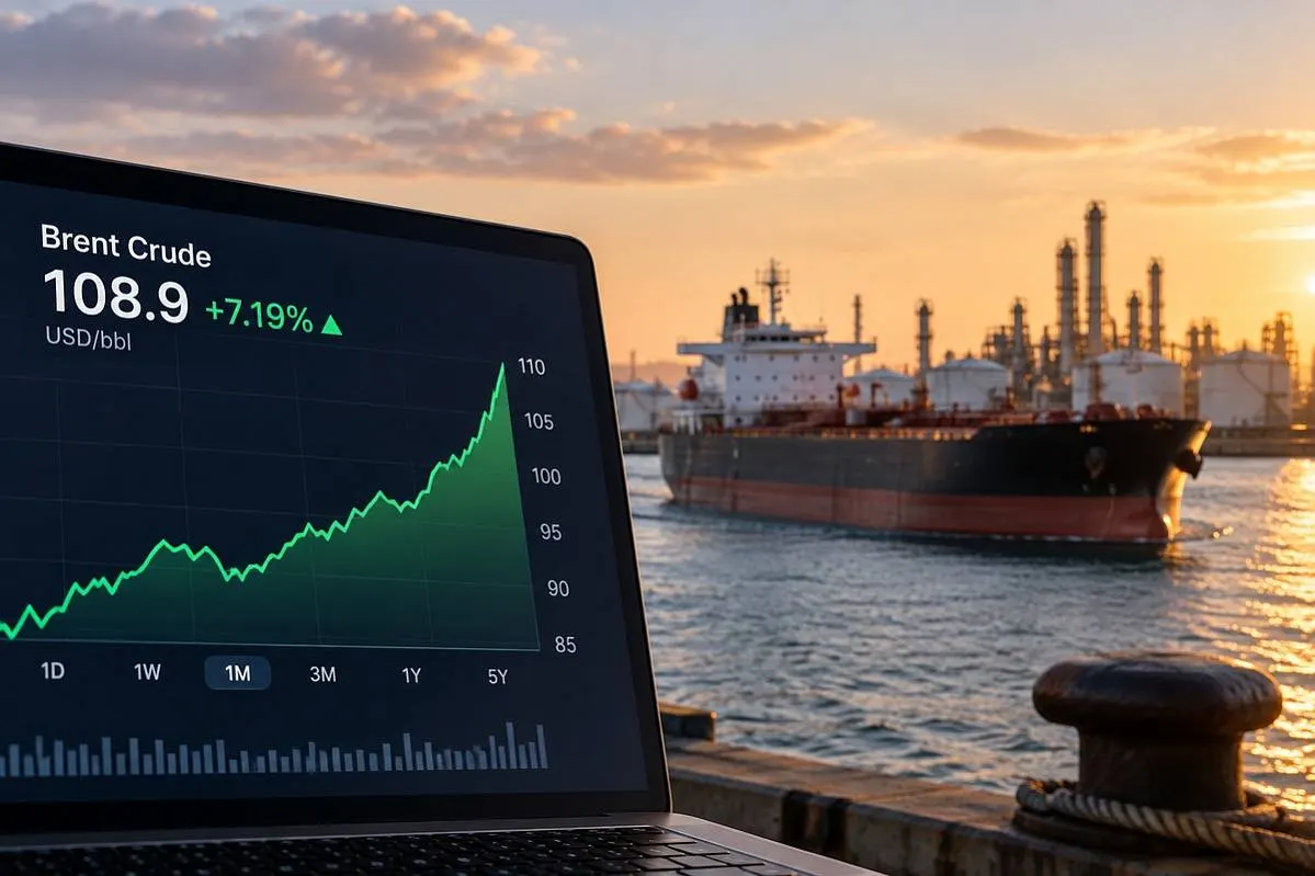 Brent приблизилась к $110 на фоне конфликта