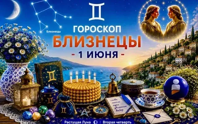 Гороскоп для рождённых 1 июня — ум, которому важно сердце