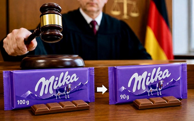 Суд в Германии счёл Milka обманной упаковкой