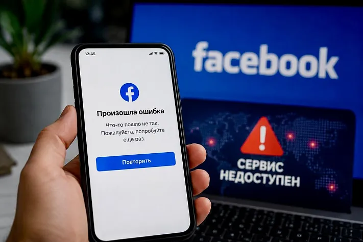 Сбой Facebook* затронул пользователей по всему миру