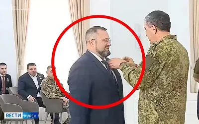 В Курске наградили главу компании, которая не построила укрепления на границе