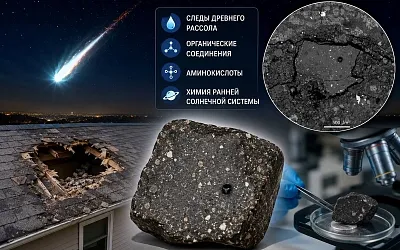 Метеорит из Нью-Джерси сохранил следы древнего рассола