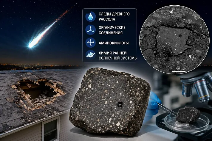 Метеорит из Нью-Джерси сохранил следы древнего рассола