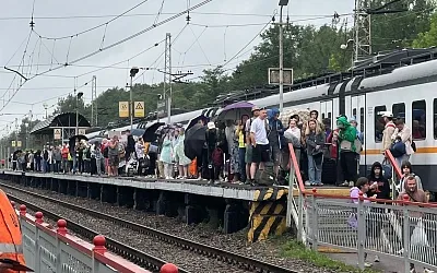Из-за непогоды приостановлено движение поездов между Москвой и Тулой