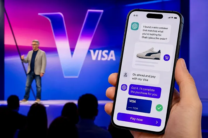 Visa встроит платежи в ChatGPT для покупок через ИИ-агентов