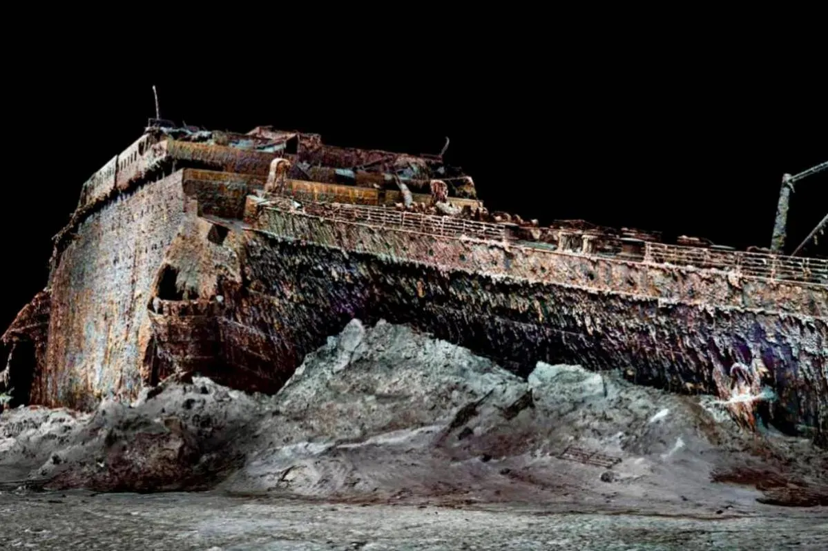 «Титаник» воссоздали в 3D — на основе 715 тысяч снимков со дна океана