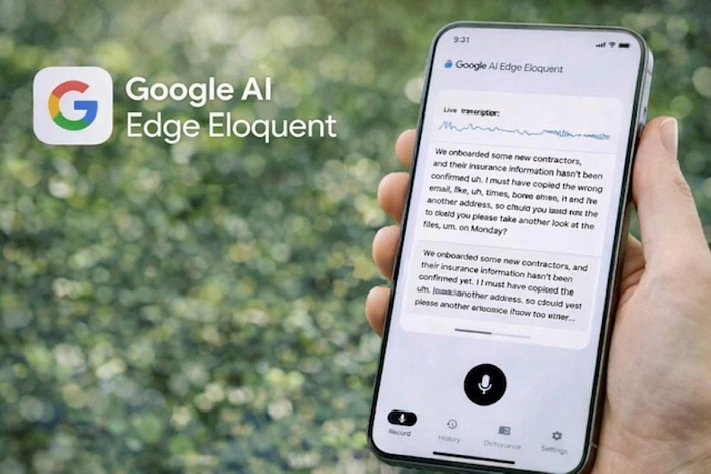 Google выпустила ИИ-диктофон для iPhone, который чистит речь от слов-паразитов