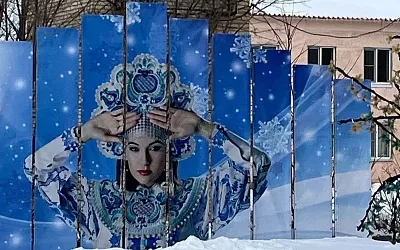 Символом областной сельской зимней спартакиады в Агаповке стала американская порноактриса