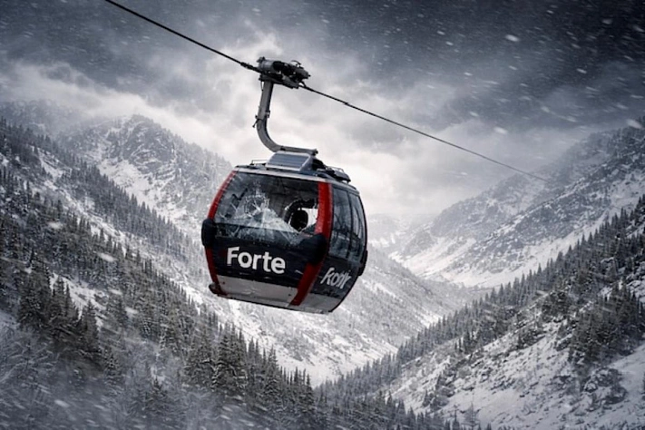 Ураган в Алматы раскачал канатную дорогу на «Шымбулаке»