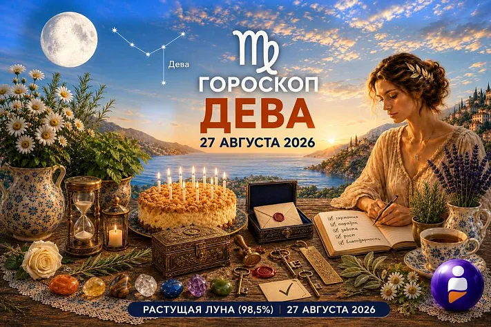 Гороскоп для рождённых 27 августа о спокойствии после выбора
