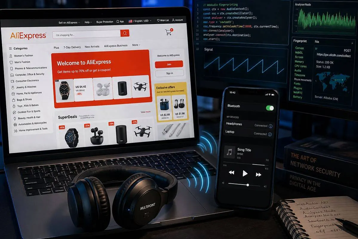 AliExpress подслушивал вас через наушники?