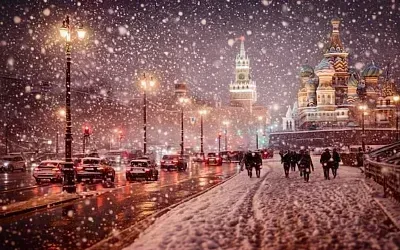 Москву засыпет этой ночью