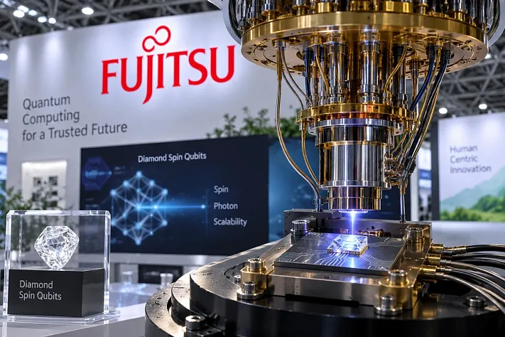 Fujitsu собрала квантовый прототип на алмазных спинах