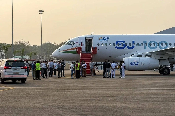 Новые российские самолёты прибыли на выставку в Индию