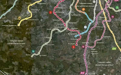 Три линии московского метро планируют продлить в Новую Москву