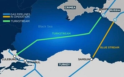 Россия прекратила поставки газа в Европу через Украину