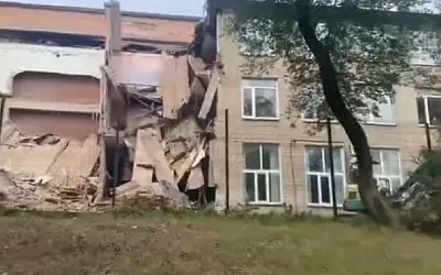 Во Владивостоке обрушилось здание колледжа