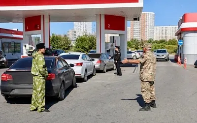 На АЗС Анапы вывели патрули