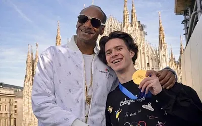 Олимпийский чемпион Шайдоров встретился со Snoop Dogg в Милане