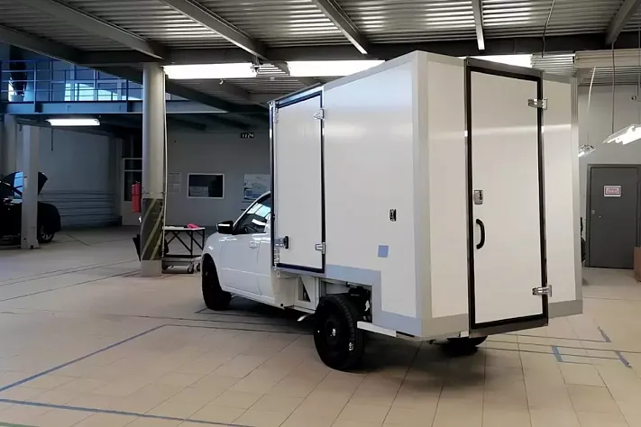 На базе «Гранты» создали передвижной сельский магазин