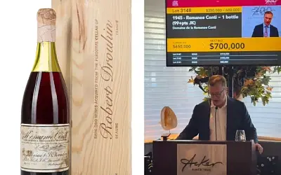 Бутылка Domaine de la Romanée-Conti 1945 года установила мировой рекорд по цене