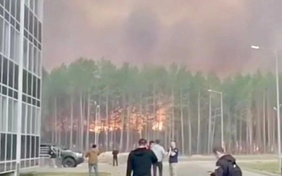 Пожар в Амурской области вплотную подошёл к космодрому «Восточный»