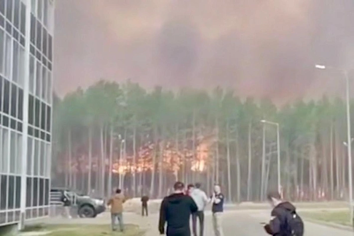 Пожар в Амурской области вплотную подошёл к космодрому «Восточный»
