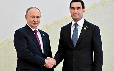 Владимир Путин прибыл в Туркменистан с рабочим визитом для участия в международном форуме