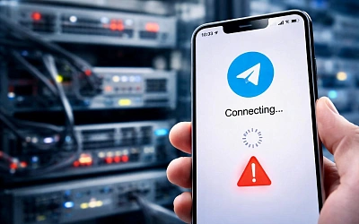 Сбои Telegram в России приблизились к 80 процентам