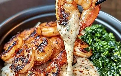 Чесночные креветки с пармезаном и рисом: идеальный рецепт для гурманов
