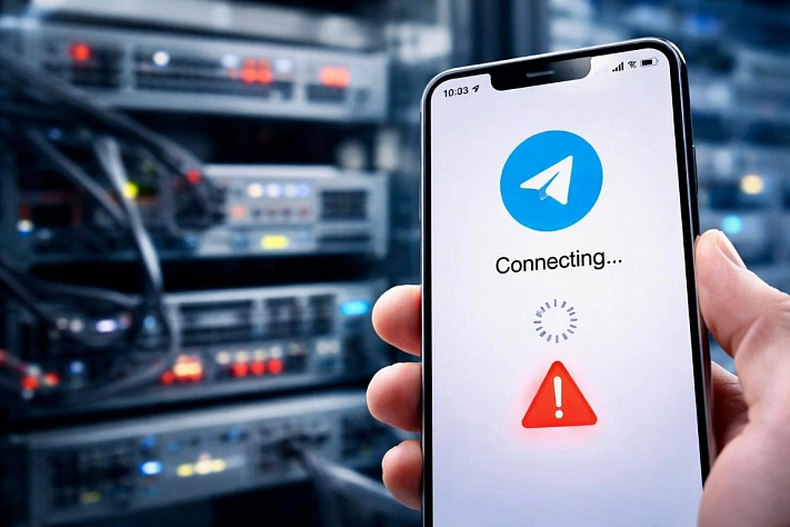 Сбои Telegram в России приблизились к 80 процентам