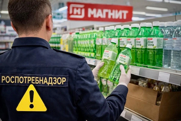 Роспотребнадзор изъял из «Магнита» партию напитка Aloe Vera