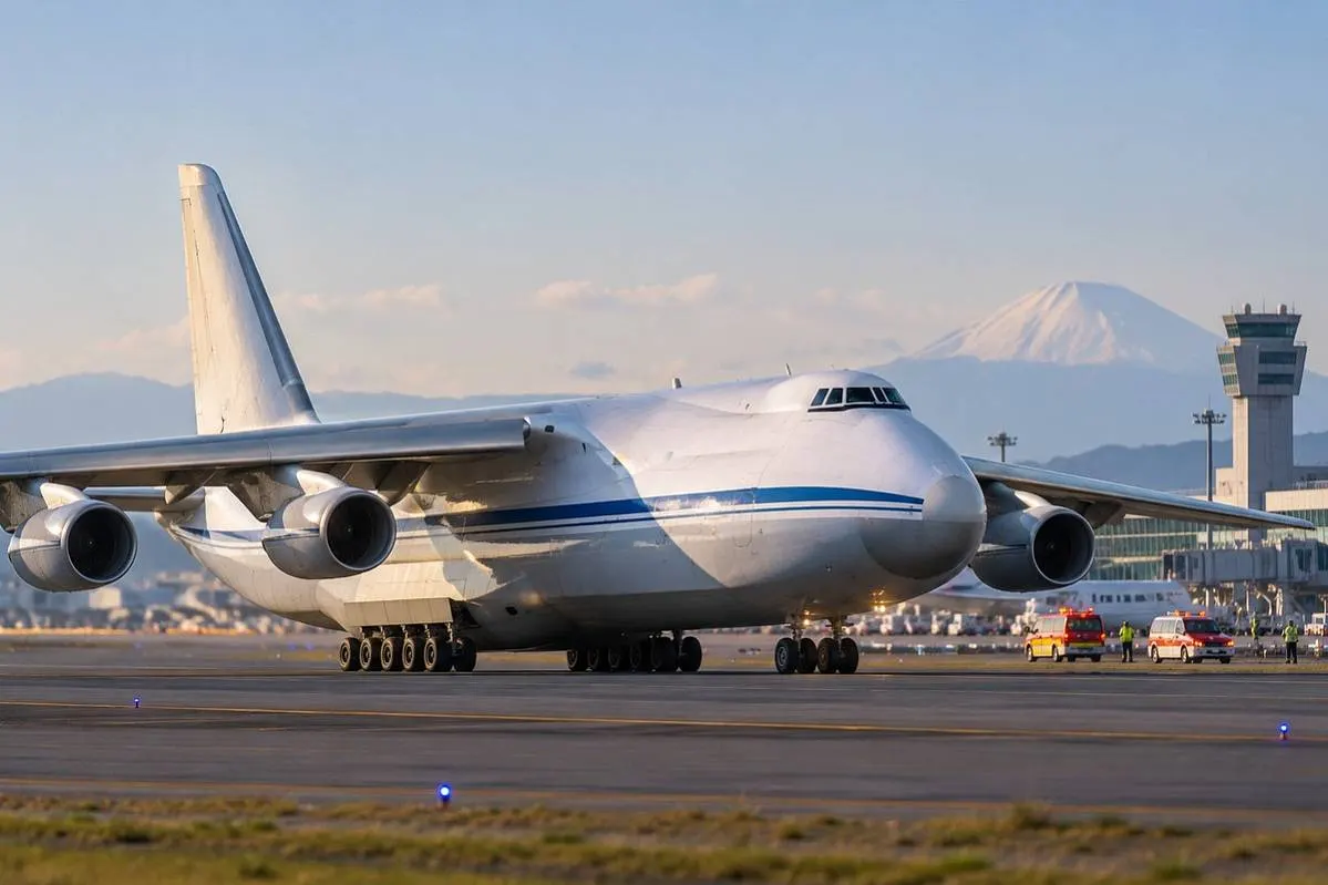В Японии выясняют причину пожара на Ан-124 «Руслан»