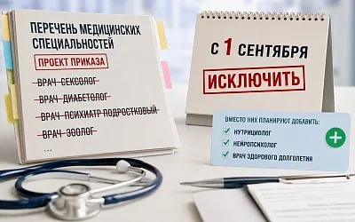 Минздрав хочет убрать сексологов и диабетологов из списка медспециальностей