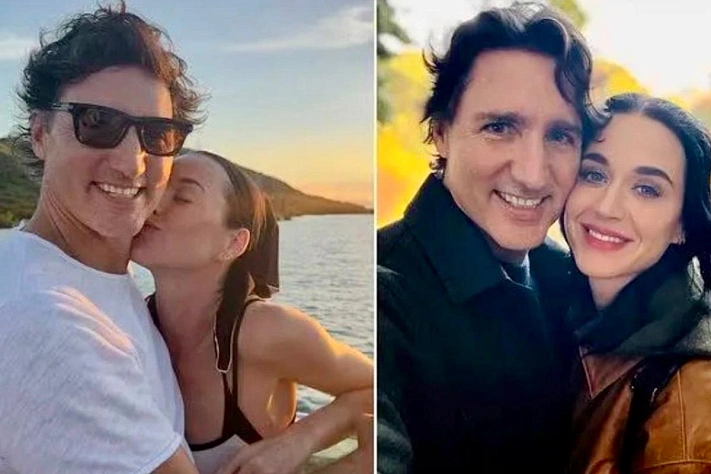 Кэти Перри показала отдых с Джастином Трюдо